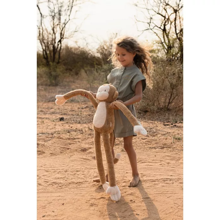 Maimuță de pluș XXL Safari Friends pentru bebeluși și copii