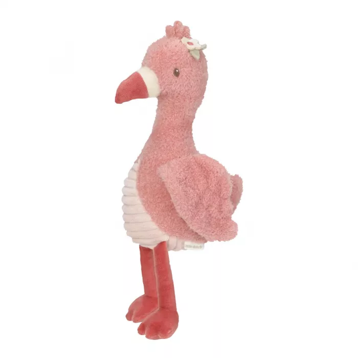 Flamingo de pluș Safari Friends pentru bebeluși și copii
