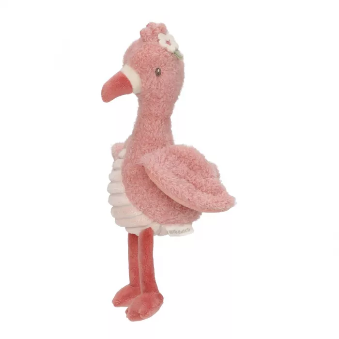 Flamingo de pluș pentru bebeluși Safari Friends