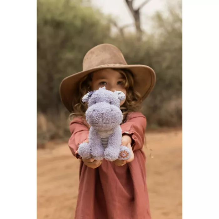 Hipopotam de pluș Safari Friends 17 cm pentru bebeluși și copii