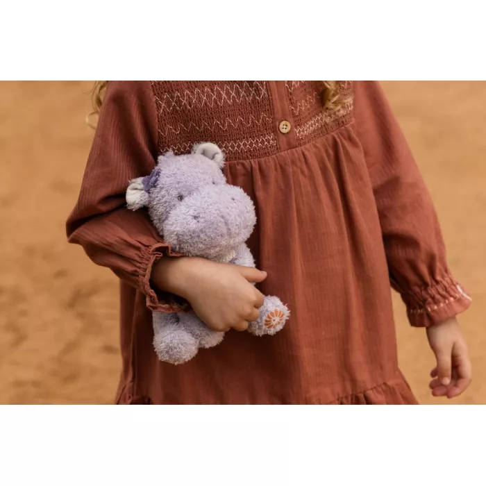 Hipopotam de pluș Safari Friends 17 cm pentru bebeluși și copii