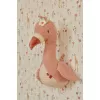Cap de Flamingo decorativ pentru perete Safari Friends