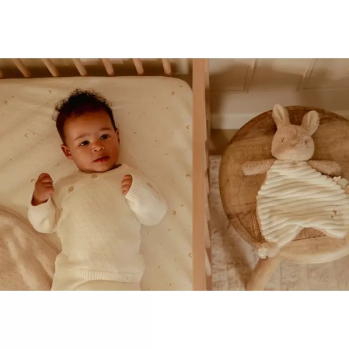 Jucarie paturica pentru bebelusi - Bunny - Newborn Naturals - Little Dutch