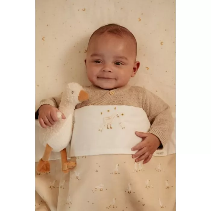 Jucarie din plus - Goose - 17 cm - Newborn Naturals - Little Dutch