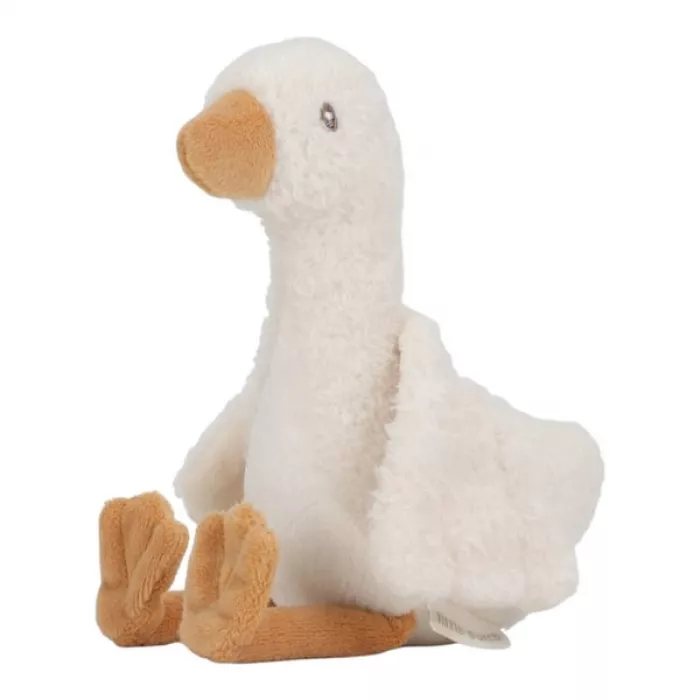 Jucarie din plus - Goose - 17 cm - Newborn Naturals - Little Dutch