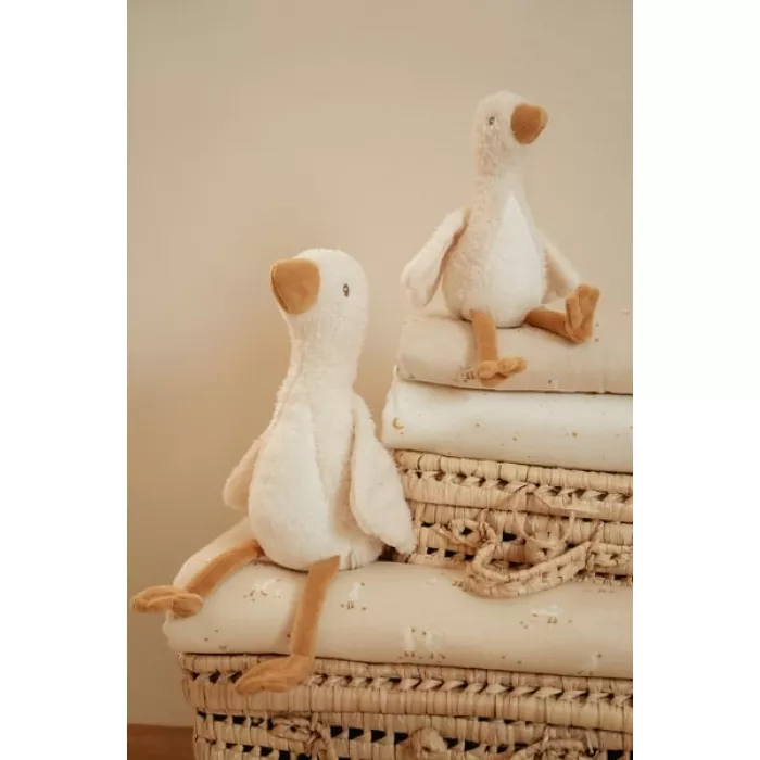 Jucarie din plus - Goose - 25 cm - Newborn Naturals - Little Dutch