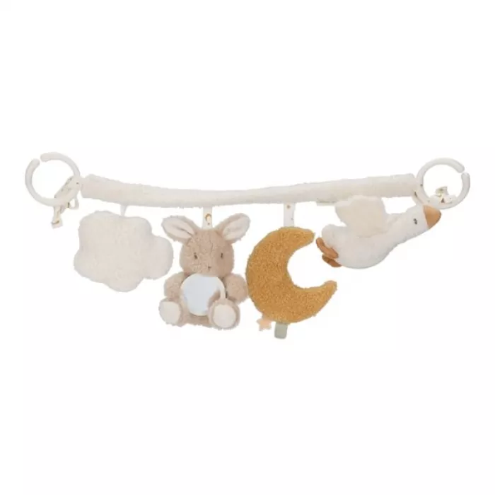 Jucarie senzoriala pentru carucior - Newborn Naturals - Little Dutch