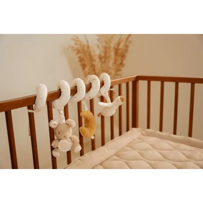 Spirala cu jucarii senzoriale pentru bebelusi - Newborn Naturals - Little Dutch