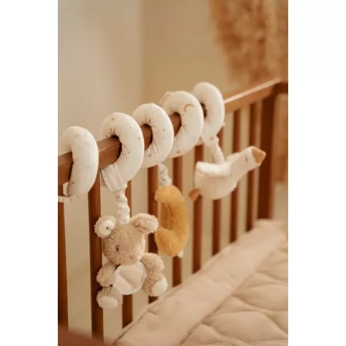 Spirala cu jucarii senzoriale pentru bebelusi - Newborn Naturals - Little Dutch