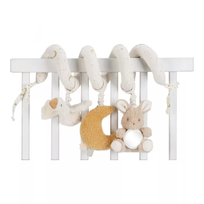 Spirala cu jucarii senzoriale pentru bebelusi - Newborn Naturals - Little Dutch