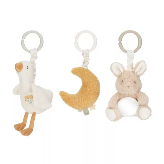Jucarie din plus care vibreaza - set 3 bucati - Newborn Naturals - Little Dutch