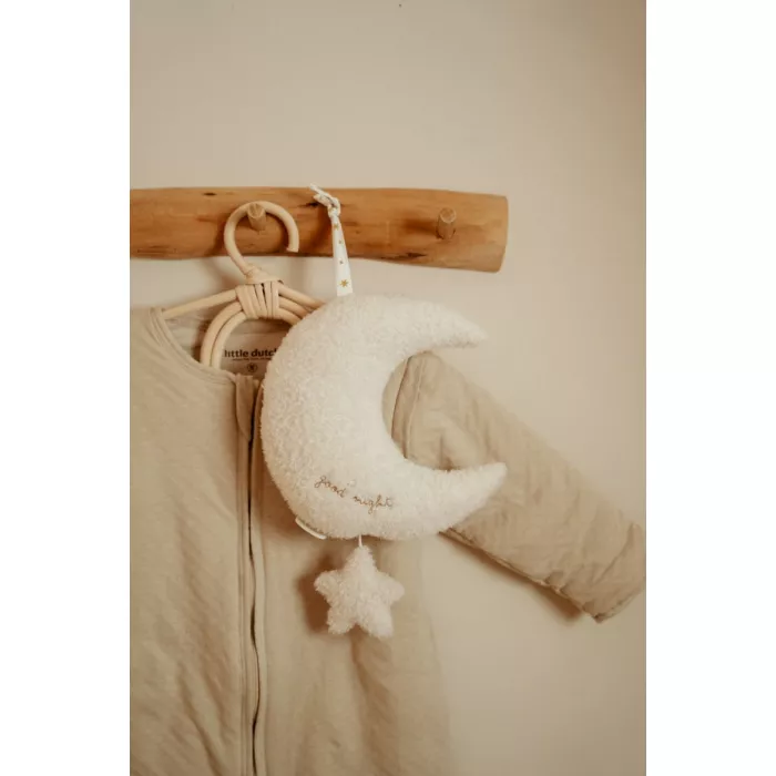 Jucarie muzicala - Luna si stea - Newborn Naturals - Little Dutch