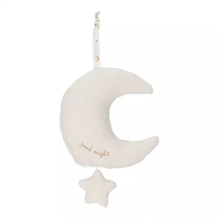 Jucarie muzicala - Luna si stea - Newborn Naturals - Little Dutch