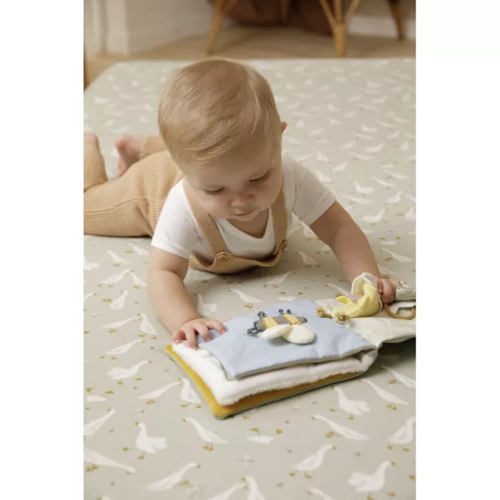 Carte senzoriala pentru bebelusi - colectia Little Goose - Little Dutch