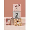 Set de 4 cuburi soft cu activitati pentru bebelusi - colectia Flowers & Butterflies - Little Dutch
