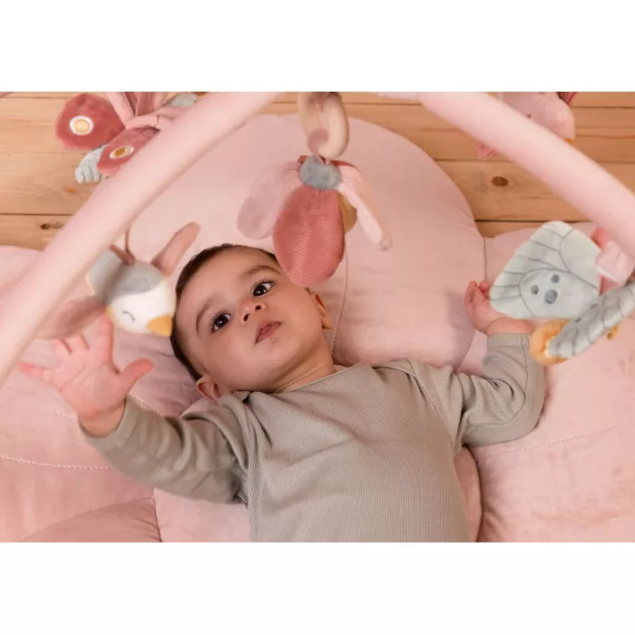 Centru de activitati pentru bebelusi cu salteluta si arcade - Colectia Flowers & Butterflies - Little Dutch