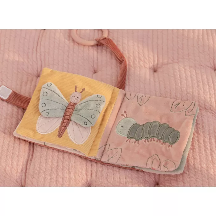 Carticica senzoriala moale - Colectia Flowers & Butterflies - Little Dutch