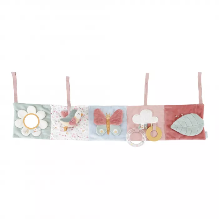 Panou senzorial pentru patut - Colectia Flowers & Butterflies - Little Dutch