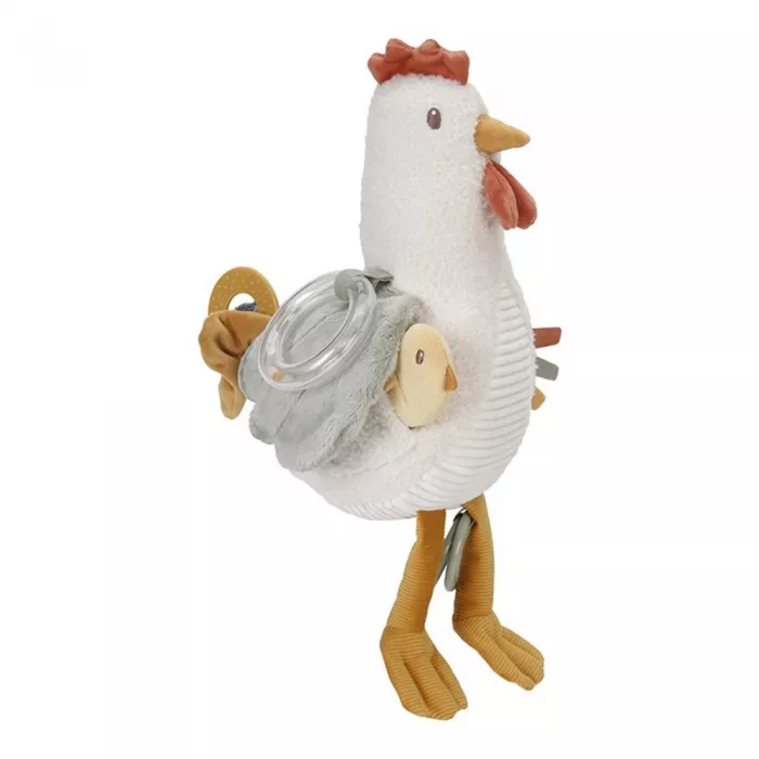 Jucarie din plus senzoriala - Gaina - Little Farm - Little Dutch