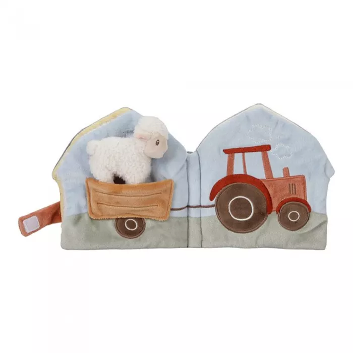 Carte senzoriala pentru bebelusi - Little Farm - Little Dutch