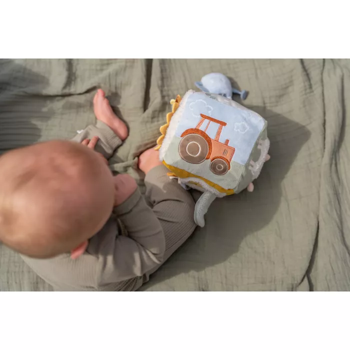 Cub senzorial pentru bebelusi - Little Farm - Little Dutch