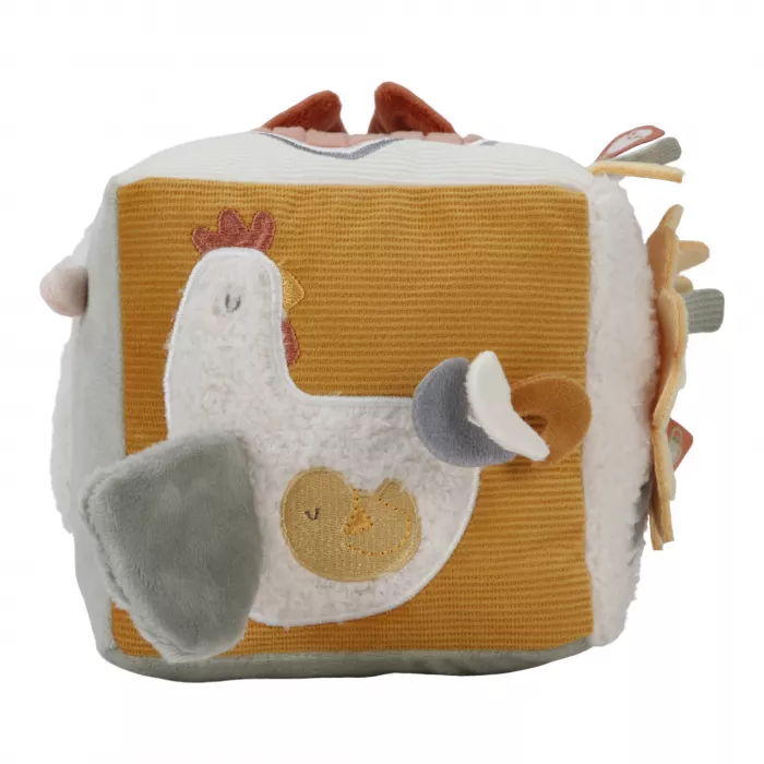 Cub senzorial pentru bebelusi - Little Farm - Little Dutch Cub senzorial pentru bebelusi - Little Farm - Little Dutch
