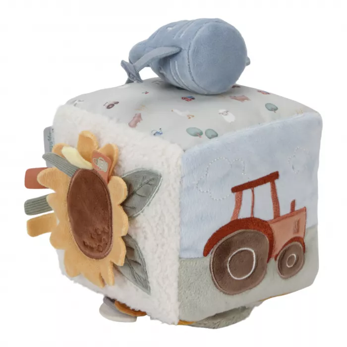 Cub senzorial pentru bebelusi - Little Farm - Little Dutch