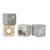 Set de 4 cuburi senzoriale pentru bebelusi - Little Farm - Little Dutch Set de 4 cuburi senzoriale pentru bebelusi - Little Farm - Little Dutch