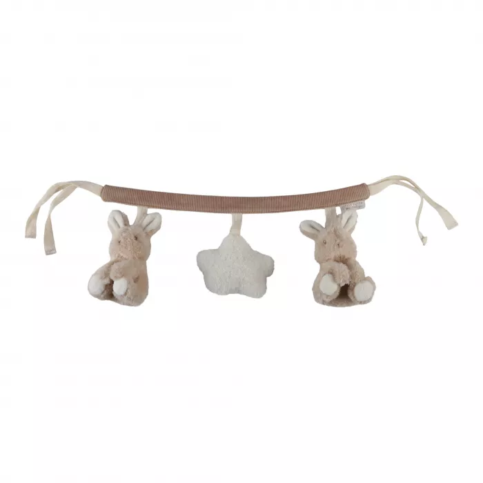 Jucarie senzoriala pentru carucior - Baby Bunny - Little Dutch