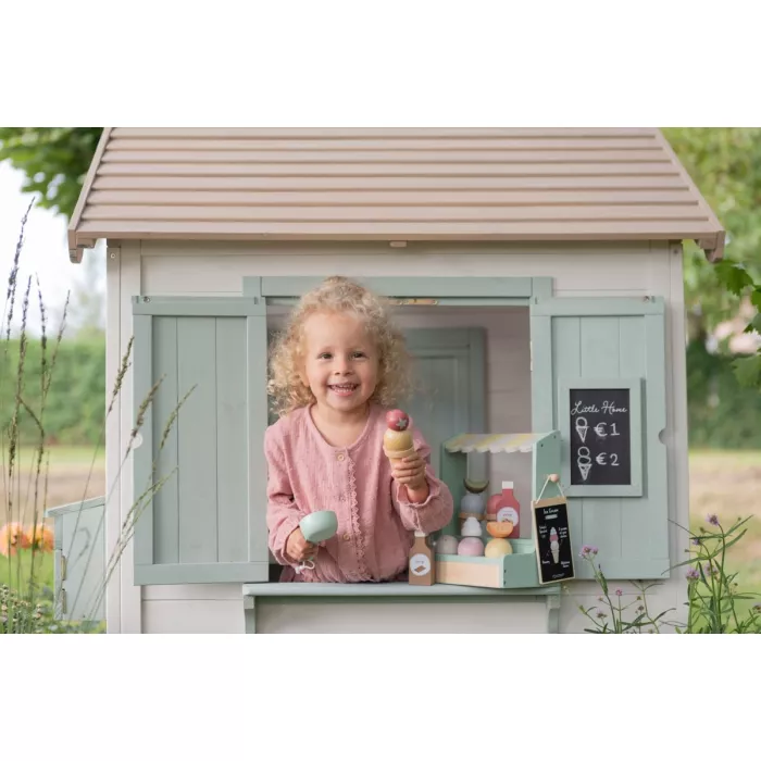 Casuta din lemn de exterior pentru jocul de rol - Little Dutch