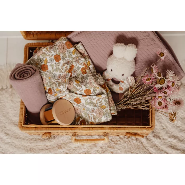 Cutie cadou pentru bebelusi - Miffy Vintage Little Flowers - Little Dutch
