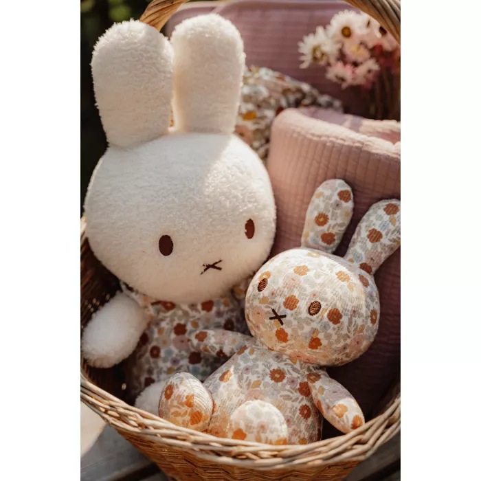 Jucarie din plus - 35 cm - Miffy Vintage Little Flowers - Little Dutch