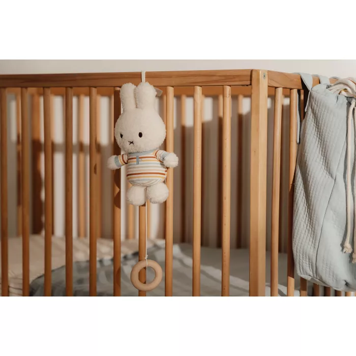 Jucarie muzicala din plus - Miffy Vintage Sunny Stripes - Little Dutch