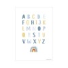 Poster A3 - Rainbow Alphabet - albastru - Little Dutch Poster A3 - Rainbow Alphabet - albastru - Little Dutch
