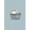 Poster A3 - Sailors Bay Blue  - Little Dutch