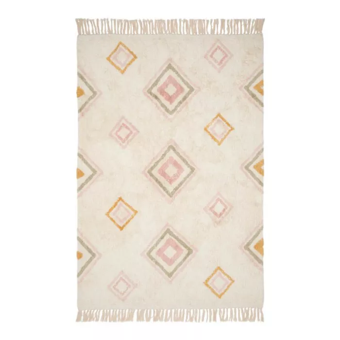 Covor - 170 x 120 cm - Aztec Pink - Little Dutch