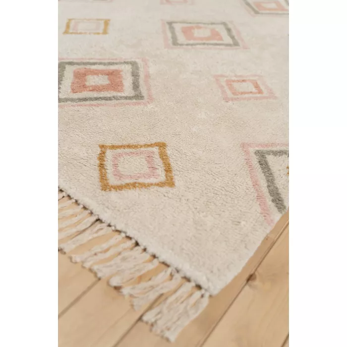 Covor - 170 x 120 cm - Aztec Pink - Little Dutch