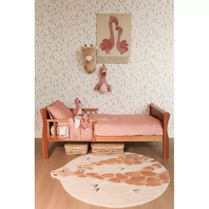 Covorașul Rotund cu Girafă – Confort și Siguranță pentru Colțul de Joacă