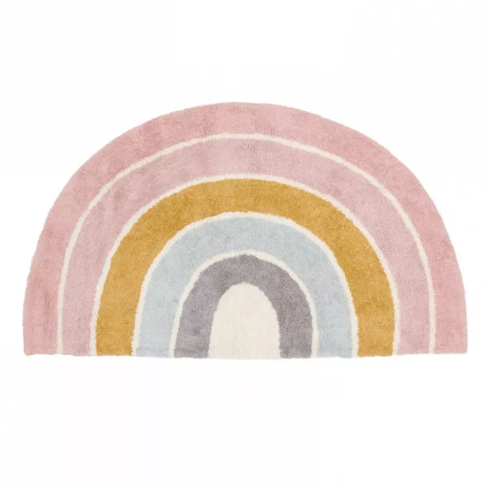 Covor - 80 x 130 cm - Rainbow - Pure Pink - Little Dutch