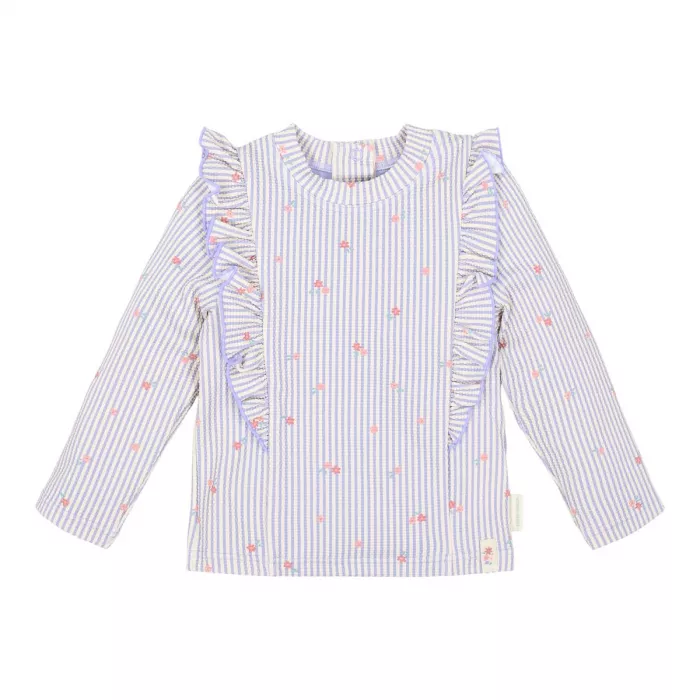 Bluza de inot cu maneca lunga cu protectie UV 40+ - Dreamy Stripes - Little Dutch