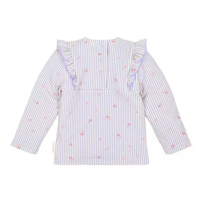 Bluza de inot cu maneca lunga cu protectie UV 40+ - Dreamy Stripes - Little Dutch