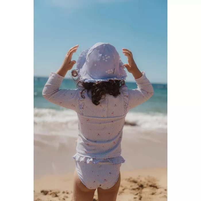 Bluza de inot cu maneca lunga cu protectie UV 40+ - Dreamy Stripes - Little Dutch