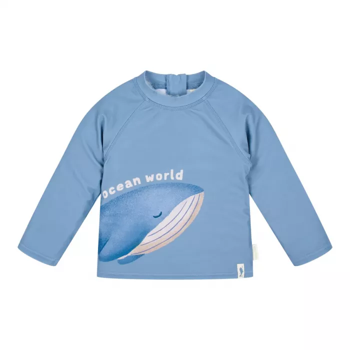Bluza de inot cu maneca lunga cu protectie UV 40+ - Ocean Blue - Little Dutch