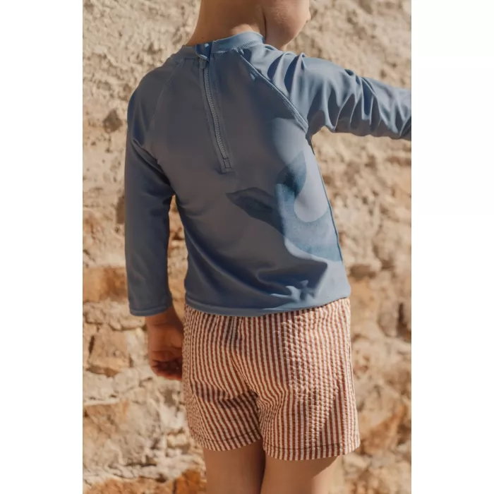Bluza de inot cu maneca lunga cu protectie UV 40+ - Ocean Blue - Little Dutch