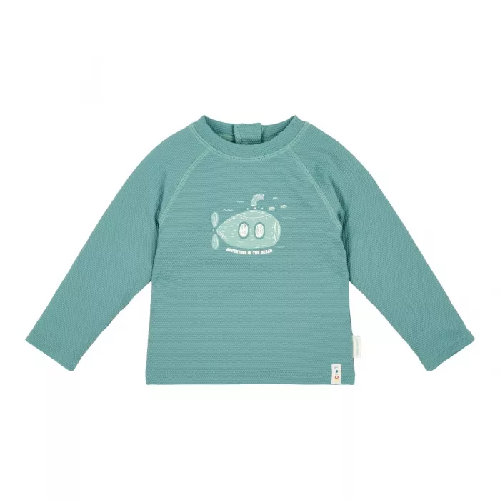 Bluza de inot cu maneca lunga cu protectie UV 40+ - Ocean Green - Little Dutch