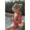 Chilot de baie cu volane - Dreamy Pink Sparkle - Little Dutch