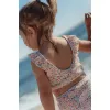 Costum de baie in 2 piese cu volane - Dreamy Flowerfield - Little Dutch