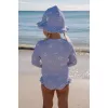 Costum de baie intreg cu maneca lunga cu protectie UV 40+ - Dreamy Lavender - Little Dutch