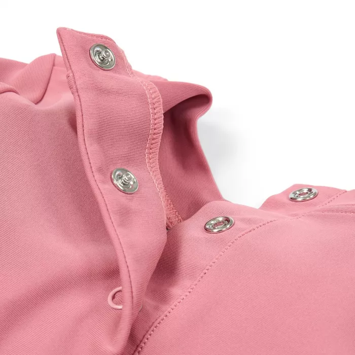 Costum de baie intreg cu maneca lunga cu protectie UV 40+ - Dreamy Pink - Little Dutch