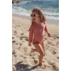 Costum de baie intreg cu maneca lunga cu protectie UV 40+ - Dreamy Pink - Little Dutch